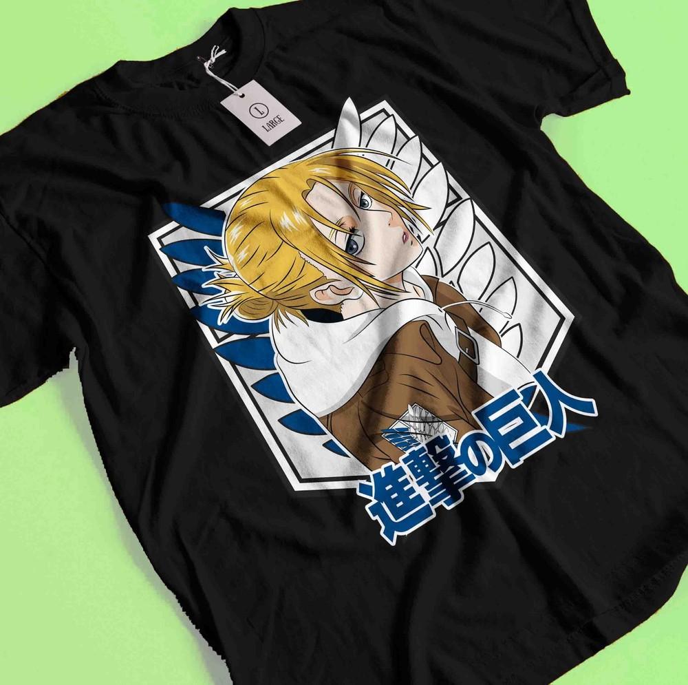 Футболка Attack On Titan, футболка Eren Mikasa, футболка Levi's, футболка AOT Erwin Hange Armin.