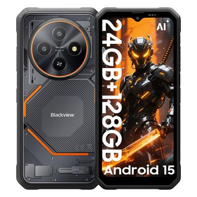 Blackview FORT 2 6GB+128GB Android 15 Rugged Smartphone 6.56 Inch 90HZ Mobile Phone 5000mAh