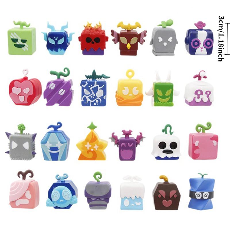 Новая модель Набор фигурок Blox Fruit Игрушка Фигурка Blox Fruit Фруктовый Blox Фрукты Кицунэ ПВХ Фигурка Игрушка Украшения Декор