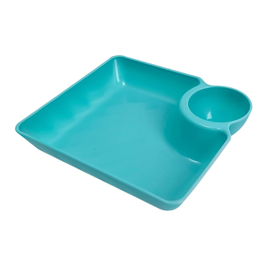 Блюдо для макания пельменей Сервировочные тарелки Блюдо для пельменей Поднос для соуса Поднос для закусок Десертные блюда Японский держатель для ужина Поднос для макания