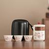 Business festival activities souvenir, national color wisteria flower ancient rhyme pot, kung fu tea set, express cup printing