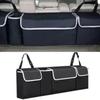 Car Organizer For Trunk 600D Oxford Cloth Foldable Seat Storage Interior Hanging Bag Back Autom S2T4