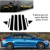 8Pcs Car Pillar Posts Decorative Panel Sticker Door Window Trim Cover Exterior Accessories for Hyundai Elantra Sedan 2017-2020