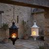 Romantic Hollow Metal Candlestick Iron Hanging Candle Holder Hollow Birdcage Lantern  Indoor