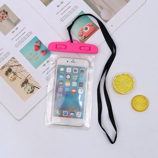 Мобильная водонепроницаемая сумка с шнурком для сенсорного экрана, герметичная, подводный сухой мешок