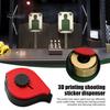 Easy to Use Sticker Dispenser Automatic Target Dispenser, Shoot Range Repair Patches Holder, Large Competition Patch Tool Capacity Holder for Tactical