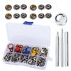 Snap Fastener Kit Metal Press Stud Leather Tich Button Tool Clothing Accessories