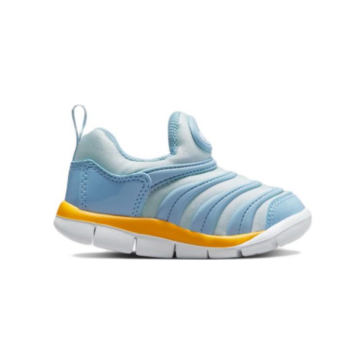 Nike Dynamo Free Caterpillar Sports Casual Non-Slip Shock Absorbing Durable Low-Top Walking Shoes Baby Shoes Blue 343938-438