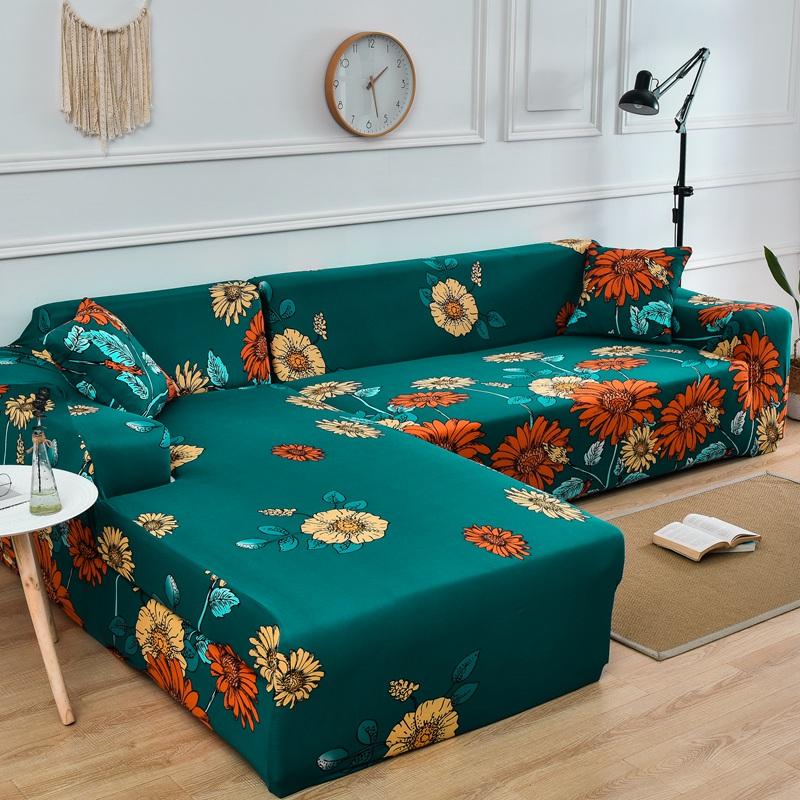 Эластичные чехлы на диван для гостиной, спандекс, шезлонг, угловой чехол для кресла, подушка, диванная мебель, чехлы 190-230 см