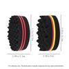 Hair Brush Sponge Barber Oval Double Side Magic Twist Hair Brush Breathable Perm Styling Brush Salon Curl Brush for Hair Styling