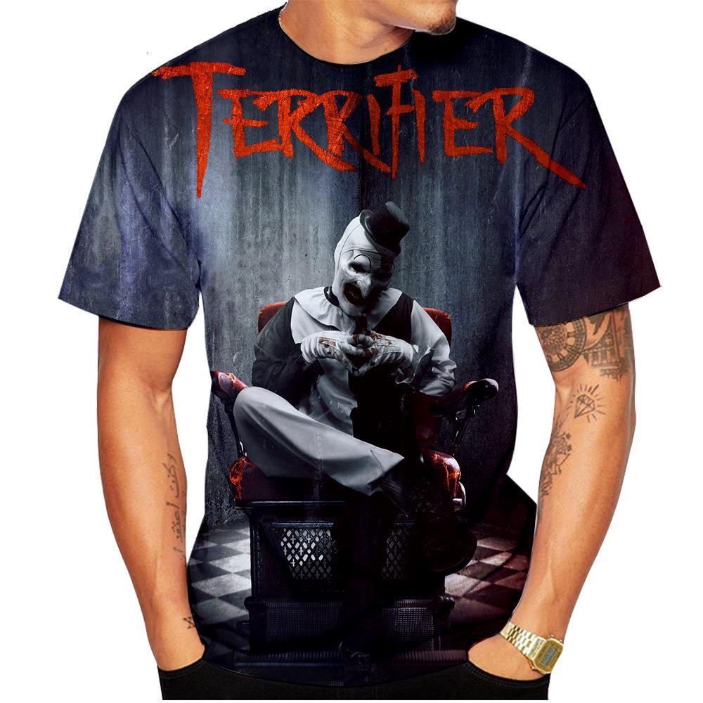 Hot Sale Classic Movie Terrifier Print Fashion Casual American Movie Poster Design Adults Surf