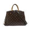 [Pre-Owned] Montaigne Monogram Leather Shoulder Tote Bag Large - Good #1C4B18