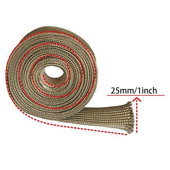 Теплозащитный рукав, защитный кожух топливной магистрали, термостойкий, простая установка, защитный кожух автомобильного шланга для провода зажигания