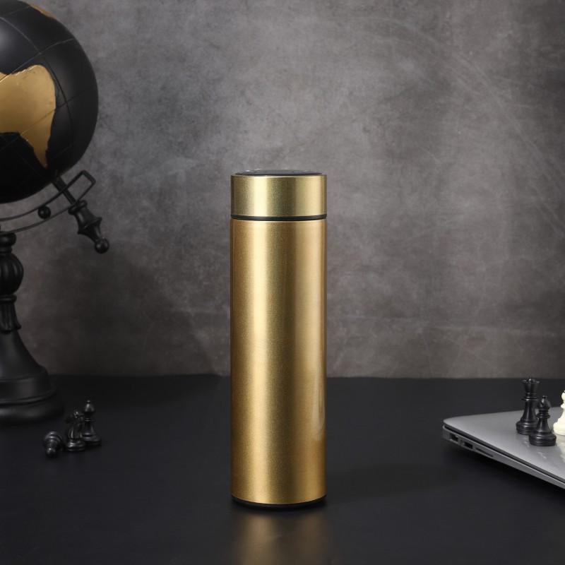 Stainless Steel Vacuum Insulated Travel Mug With Tea Strainer 500ml Office Home Gift