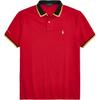 Polo Мужская рубашка поло Custom Slim Fit с вышивкой логотипа маленькой лошади 710857273-002