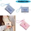 X7XC Small Wallet Korean Styles Short Purse with Card Holder PU Leather Wallet Purse
