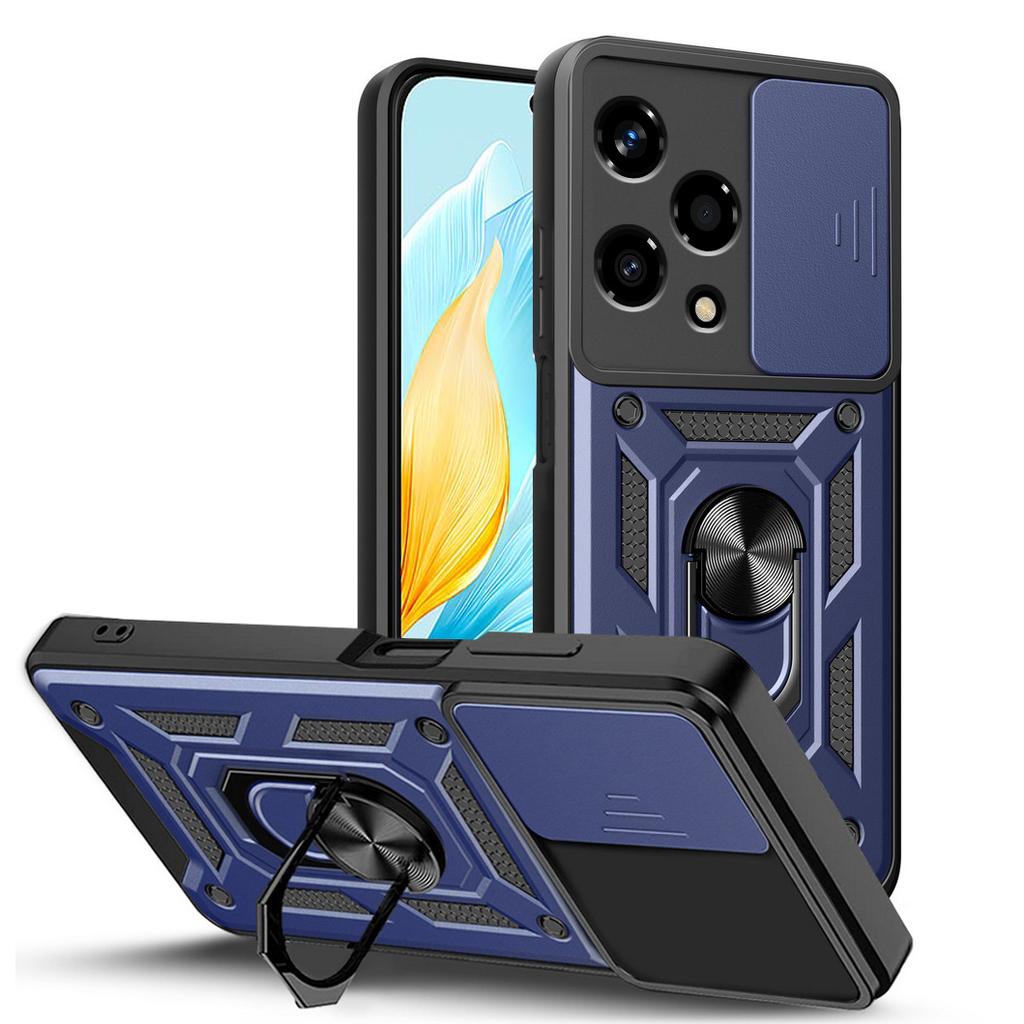Военный защитный чехол для камеры Honor 200 Lite 90 Lite Honor X6A X5 Plus X7A X8A X6S X8 X9 X6 Гибридный металлический держатель с кольцом противоударный чехол