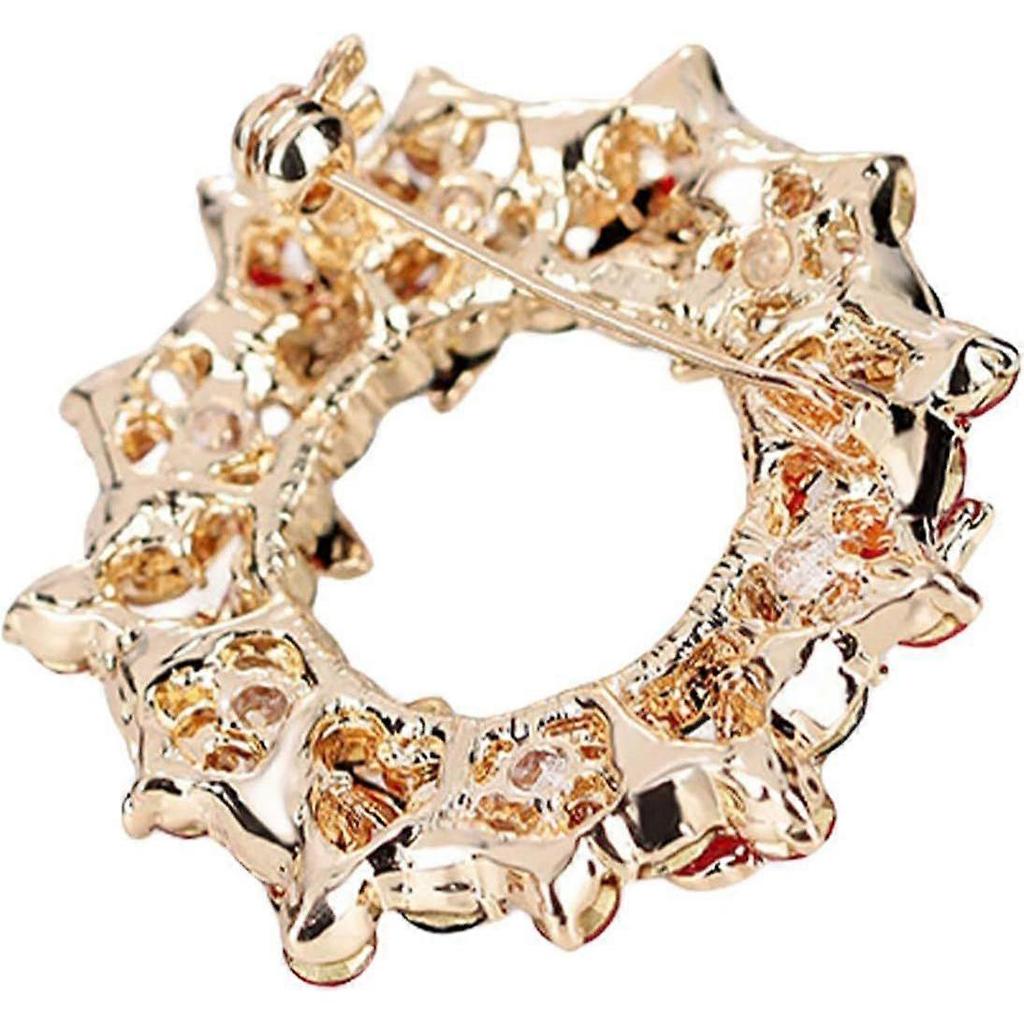 Crystal Brooch Rhinestone Brooches Lapel Pin Backpack Badge Hat Bag Decoration Accessories for Men and Women, B31 FGDRB4420 Large