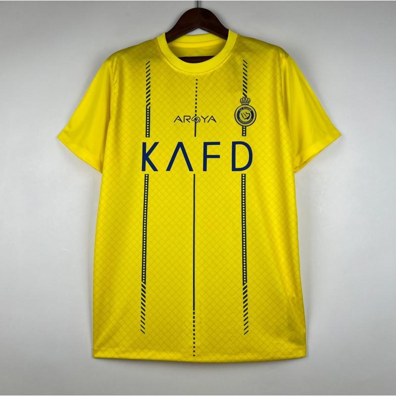 Al Nassr FC 2023-2024 Home Away Fan Jersey Cotton Football Shirt Men Women S-XXL