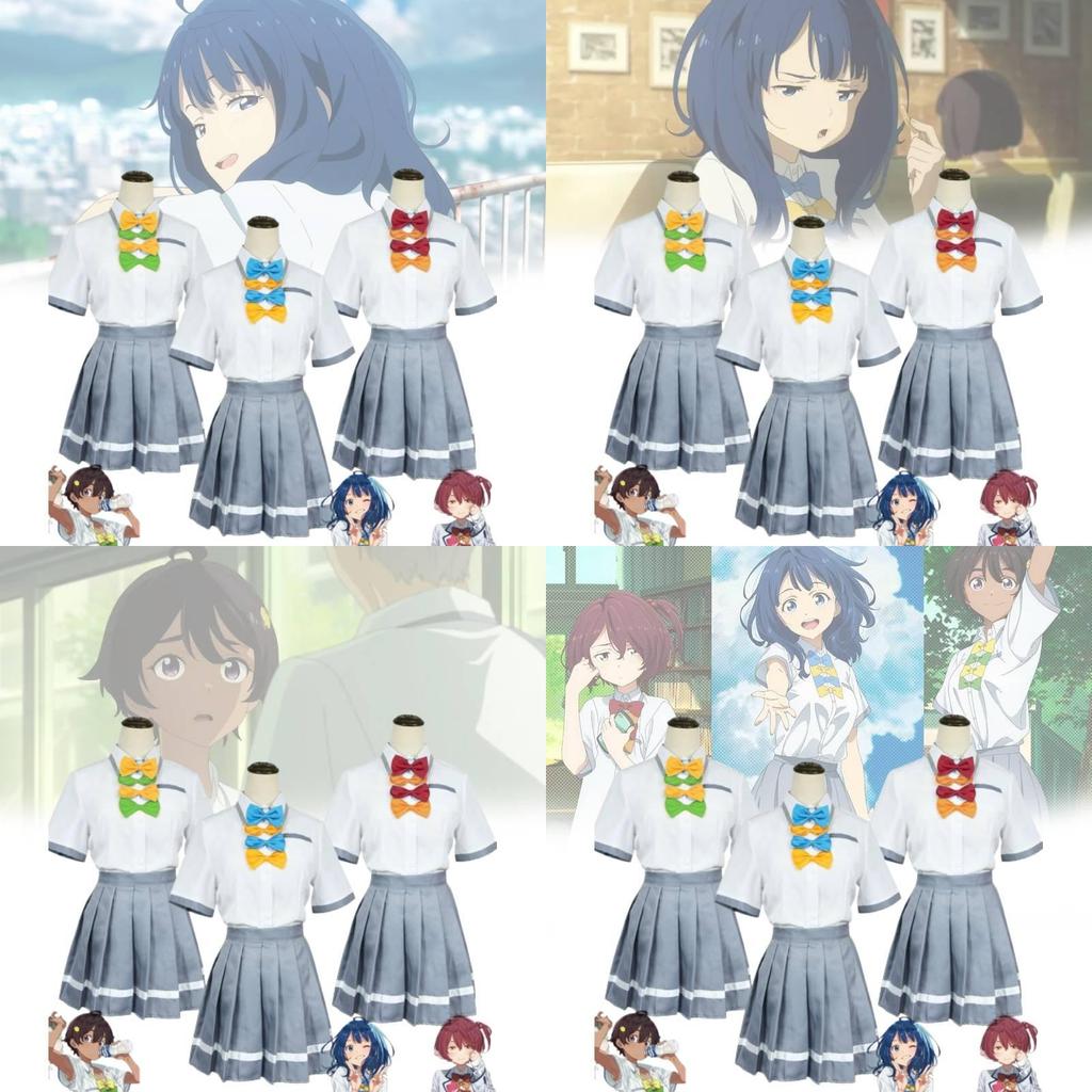 Яркий полиэстеровый костюм для косплея в стиле аниме и Харадзюку для ролевых игр
