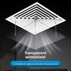 Acrylic Central Air Conditioning Air Deflector Office Anti-Direct-Draft Shield, Universal Outlet Baffle, Square Air Guide Plate