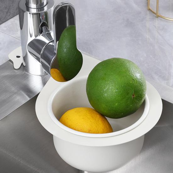 Kitchen Sink Drain Basket Swan Drain Rack Universal Simple Installation Multifunctional Kitchen Triangular Sink Filter Swan Drain Basket