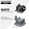 LEAPLIGHT Metal NATO Clamp Sliding Groove Standard Akka Adapter Base Quick Mount for DJI Stabilizer RS2/34/Mini Pro Camera Cage