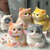 Slow Rebound Simulation Cat Squeeze Toys Cartoon Cat Fidget Toy Big Cat Doll Squeeze Toy  Adults