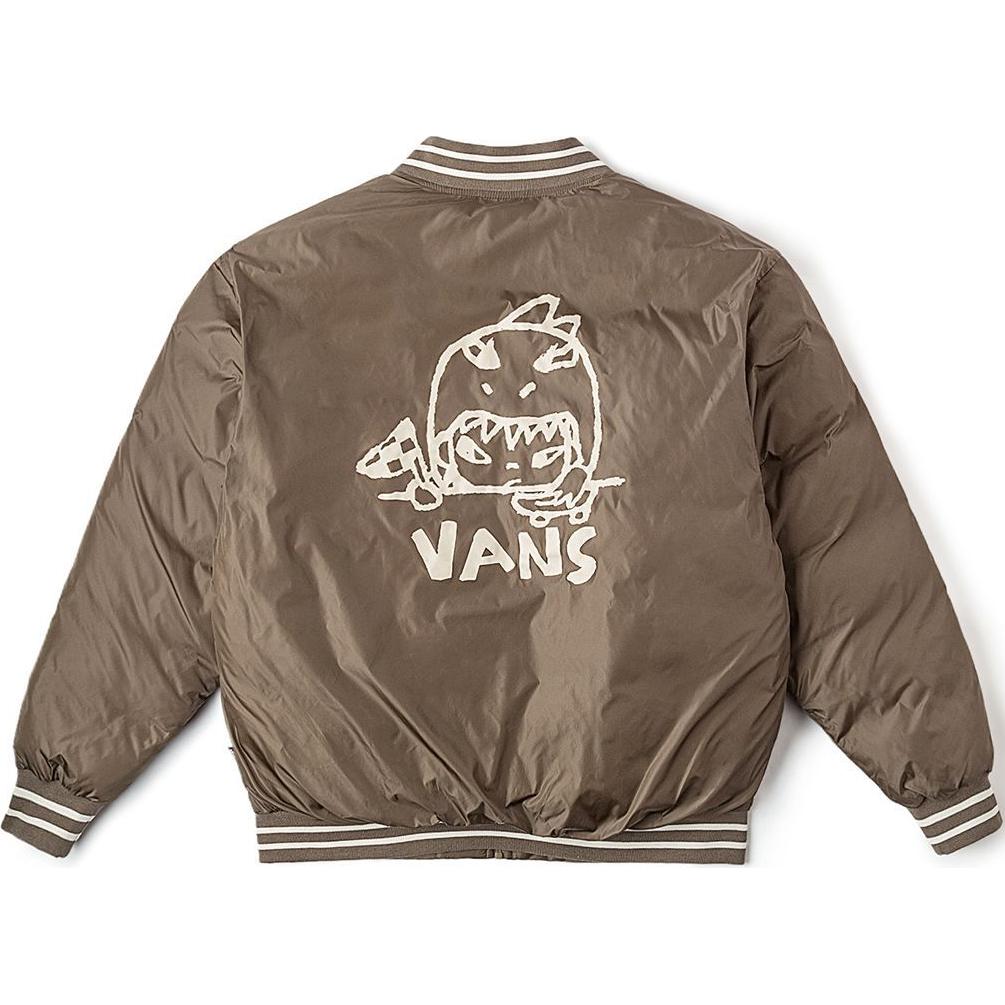 Vans X Hirono Модный удобный повседневный пуховик унисекс верхняя одежда коричневый VN000KPM9JC