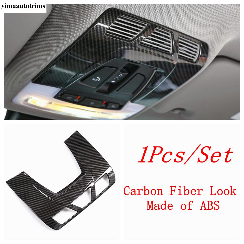 Rear Armrest Box Strip / Read Light / Middle Air AC Vent Cover Trim Accessories For BMW X5 F15 2014 - / X6 F16 2015 -