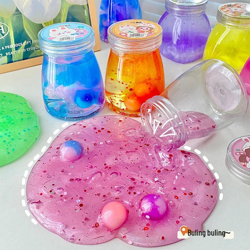Creative Bubble Gum Jelly Crystal Slime Toy