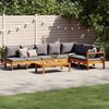 VidaXL Garden Lounge Set with Cushions 5 Pcs Solid Acacia Wood, Outdoor Sofa Set, Modular Sofa, Sofa 3214872