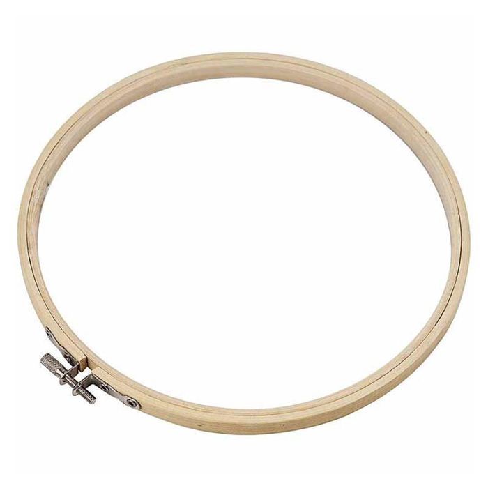 Embroidery Frames - CREOTIME - Round - Solid Wood - Metal Buckle - Indoor Use