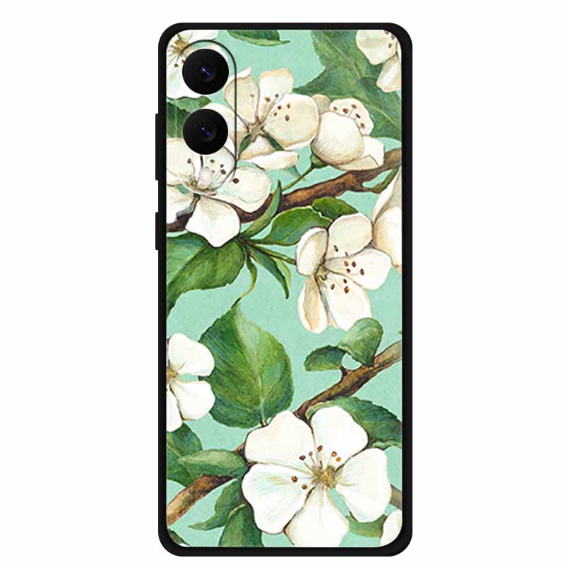 3D Flowers Case For Samsung Galaxy S25 Ultra Plus FE Edge Soft Silicone Bumper Phone Cases for Samsung S 25 Back Emboss Covers