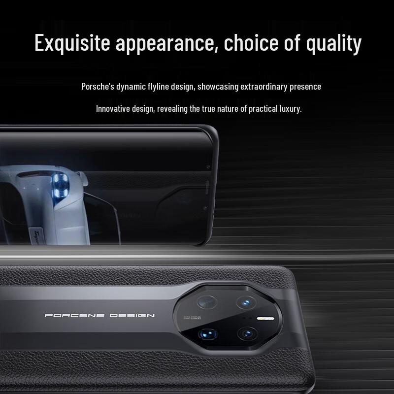 STRYFER Чехол для телефона из натуральной кожи для Huawei Mate50 RS Porsche Design