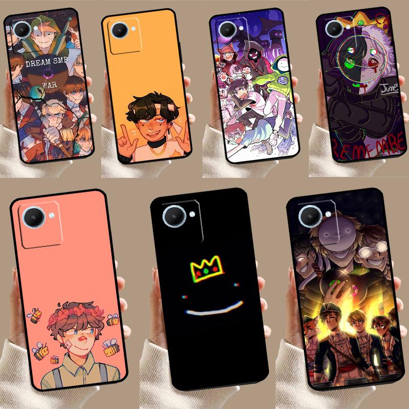 Dream Smp For Realme C55 C53 C67 C51 C35 C33 C31 C30 C25s C21Y GT Neo 6 5 9 10 11 12 Pro Plus Case