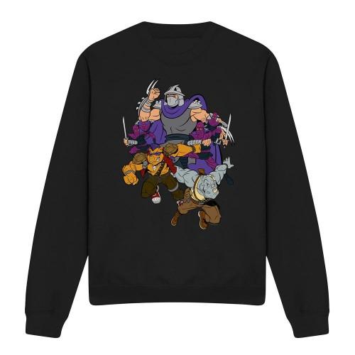 Teenage Mutant Ninja Turtles Унисекс Толстовка для взрослых Shredder и Клан Ног