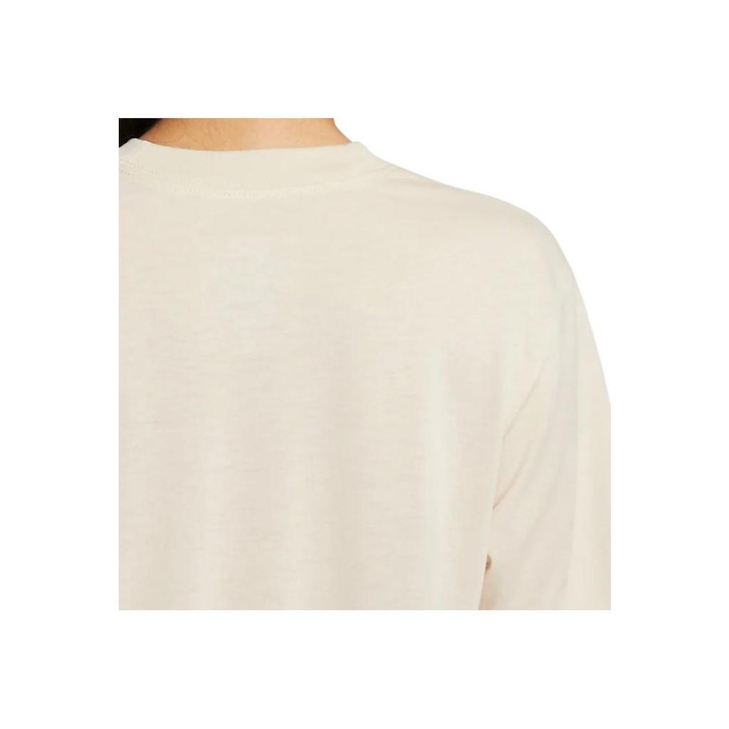 Nike Футболка с коротким рукавом и круглым вырезом Dri-FIT Trail Letter Print, женские топы Sand-Drift DX7897-126