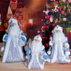 Christmas Electric Elderly Snow Girl Dolls Children Toys Sing and Dance Gift for Kids Santa Claus Doll Figurines Baubles