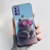 Beautiful Case For TCL 20B (6159K) Unique Black Rose In Water Pattern Anti-scratch Jelly Cover Soft Silicone Black Case
