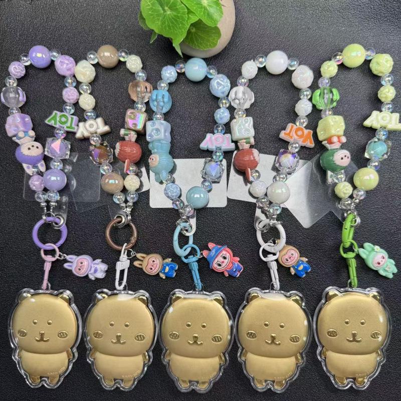 Chiikawa Usagi Go-Kawaii Золотой 999 Бусинный Брелок и Подвеска для Сумки