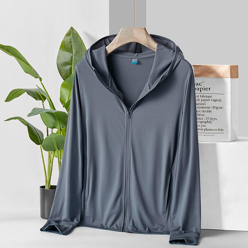 Мужская дышащая солнцезащитная одежда Ice Silk, устойчивая к ультрафиолетовому излучению, легкая солнцезащитная одежда для пар на открытом воздухе