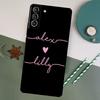 PERSONALISED NAMES CUSTOM WEDDING Case For Samsung Galaxy S23 S22 Ultra S20 S21 FE S8 S9 S10 Plus Note 10 20 Ultra Back Cover
