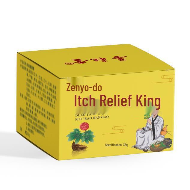 Крем от зуда Hong Kong Da Yao Fang - Травяное здоровье кожи, стеклянная банка 35 г