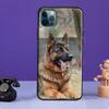 Чехол с немецкой овчаркой для iPhone XR X XS Max SE 2020 7 8 Plus, чехол для телефона iPhone 11 14 12 13 Pro Max Mini