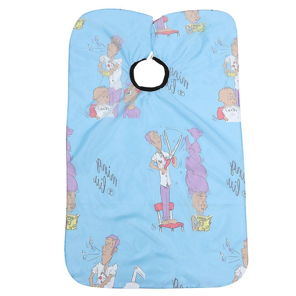 Children Cute Hairdressing Gown Cape Barber Shop Cartoon Hair Cutting Dyeing Apron
