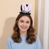 Cute Plush Ears Headband Fluffy Cosplay Hat Headwear Bunny Cap Hair Hoop  Halloween Party