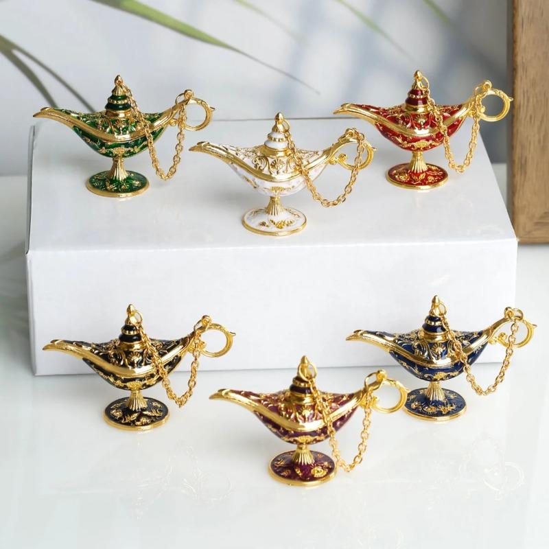 Aladdin European Ornament Vintage Home Russian Ing Lamp Metal Decoration Crafts Home Decoration