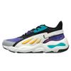 Li Ning Butterfly New York Fashion Week Trendy Versatile Non-Slip Lightweight Low-Top Dad Shoes Men Sneakers White Purple AGLP087-1