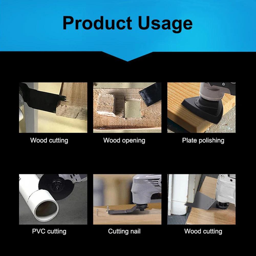 Multi-Tool Saw Blades Oscillating Blade Universal Oscillating Multi Tool Saw Blade HCS Multi-Function Bi-Metal Saw Blades